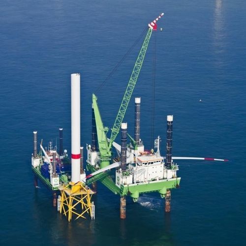 Guindaste para navio - PMC - Huisman - de convés / com lança elevatória / com lança treliçada