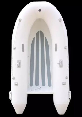 Barco inflável com motor de popa - HSR-AL series - Weihai Hifei Marine Co., Ltd - semirrígido / open / em alumínio