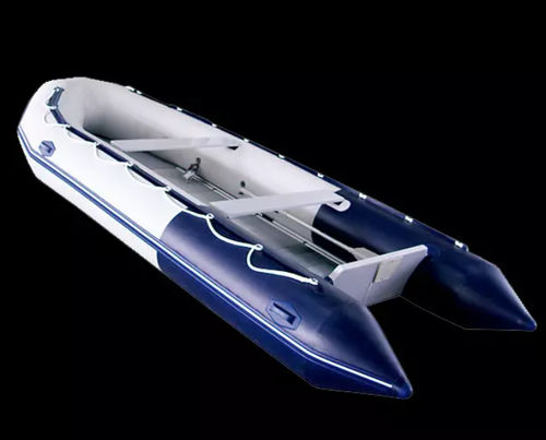 Barco inflável com motor de popa - HSA series - Weihai Hifei Marine Co., Ltd - dobrável / open / máx. 12 pessoas