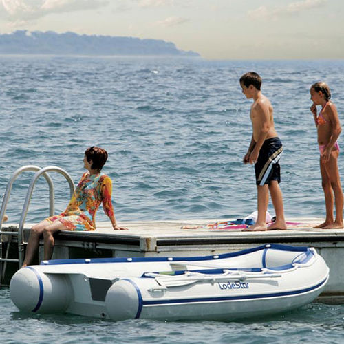 Barco inflável com motor de popa - NSA  - LodeStar - dobrável / open / máx. 4 pessoas