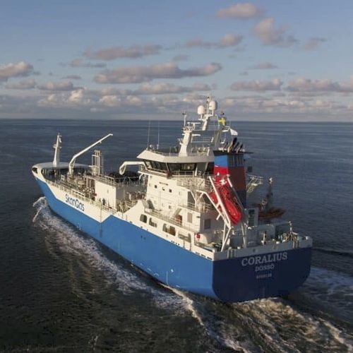 Navio de carga metaneiro - Coralius - Royal Bodewes - polar