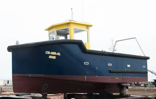 Barco profissional barco para pesquisa científica - SWB - Estaleiros Navais de Peniche - com motor de centro / em PRFV