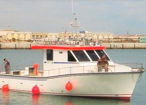 Barco profissional barco de passageiros - 12 - Estaleiros Navais de Peniche - com motor de centro / em PRFV