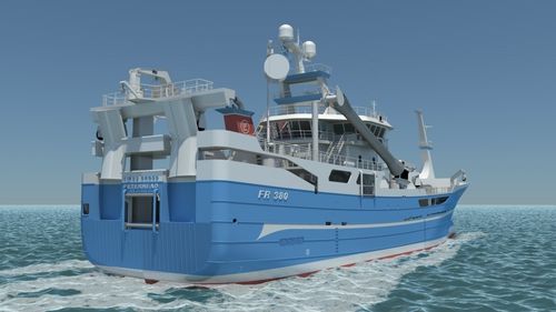 Navio de pesca profissional de arrasto - KINGS CROSS - Karstensens Shipyard Ltd.