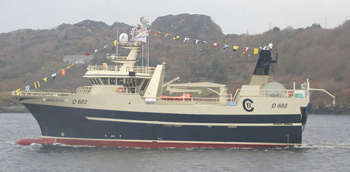 Navio de pesca profissional de arrasto - INDIA ROSE - Karstensens Shipyard Ltd.