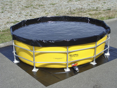 Tanque para água - Canflex - de armazenamento temporário / com moldura / móvel