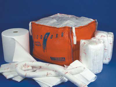 Absorvente óleo - ECOSORB® - Markleen Terra - combustível / manta / rolo
