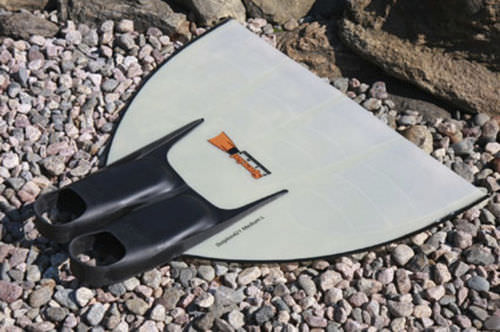 Nadadeira monopalma para mergulho livre - Dolphin - Specialfins Ltd. - de borracha