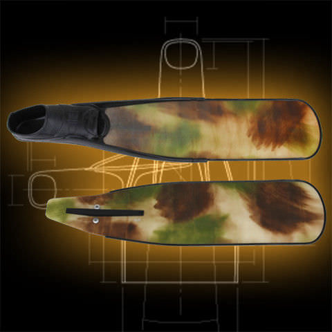 Nadadeira para pesca submarina - KELPIE - Specialfins Ltd. - de borracha / fechada