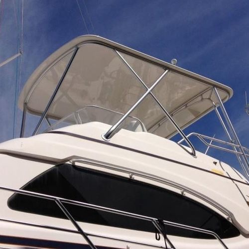 Hard-top para barcos a motor - Bertram 39 - Fantin Paolo - para flybridge