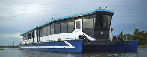 Ferry de passageiros catamarã - VEGA 120 - Navgathi Marine Design & Constructions - costeiro