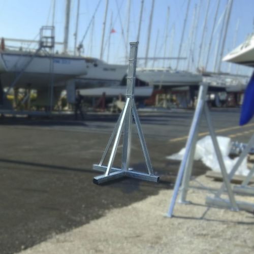Cavalete de apoio para veleiro - IFS series - Yachtgarage - ajustável / em aço galvanizado