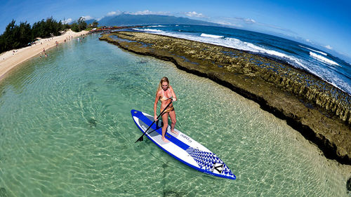 Prancha de SUP inflável - IQ TOURING - Vandal sails - de turismo / Allround / em PVC