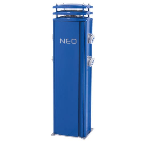Poste balizador - NEO  - Marina & Holiday Park Solutions Ltd - RMCS - de distribuição elétrica / para píer / para aço inoxidável