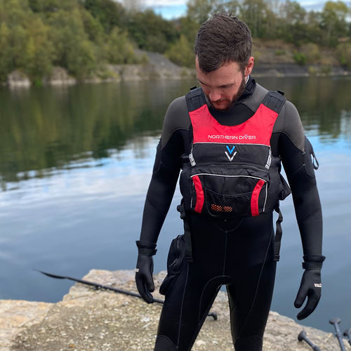 Colete auxiliar de flutuação para esportes aquáticos - Approach - Northern Diver (International) - de homem / de espuma / vermelho