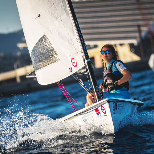 Barco de vela ligeira individual - AERO - RS Sailing France - single skiff / de regata / catboat
