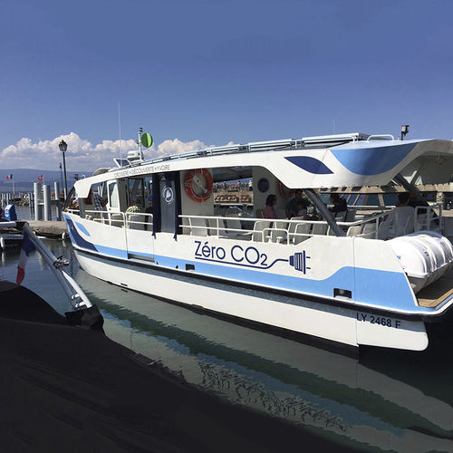 Barco profissional barco de passageiros - H37 : 12m LE FOUE - ODC MARINE - com motor de centro / elétrico / em alumínio