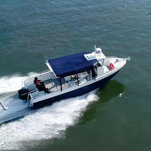 Barco profissional barco de passageiros - H47 : 8.80 MIA - ODC MARINE - com motor de popa / em alumínio