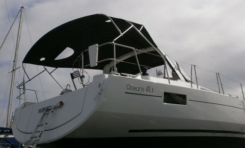 Capota para veleiro - Oceanis 41.1 - TTOP Nautic - para cockpit / com estrutura de alumínio / com estrutura em aço inoxidável