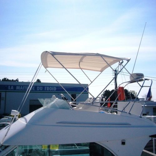 Capota para barco - Antares 9.80 - TTOP Nautic - para flybridge / com estrutura em aço inoxidável / de PVC