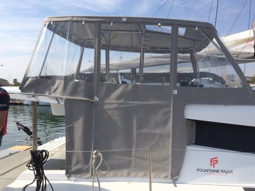 Fechamento de cockpit para catamarã - Astrea 42 - TTOP Nautic - para Fountaine Pajot