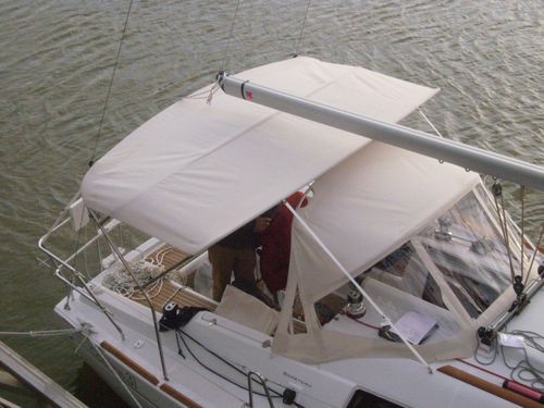 Capota para veleiro - Oceanis 31 - TTOP Nautic - para cockpit / para posto de pilotagem / com estrutura em aço inoxidável