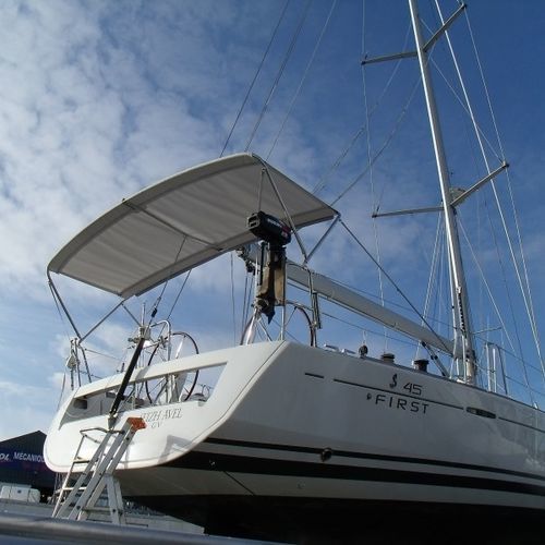 Capota para veleiro - First 45 - TTOP Nautic - para cockpit / para posto de pilotagem / com estrutura em aço inoxidável