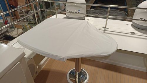 Capa de proteção para barco - Fly Prestige F4 - TTOP Nautic - para mesa de cockpit / em PVC / cinza