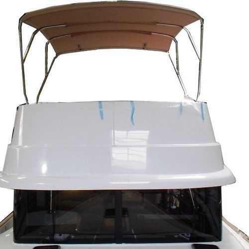 Capota para barco - Swift Trawler 44 - TTOP Nautic - para flybridge / com estrutura em aço inoxidável / de PVC