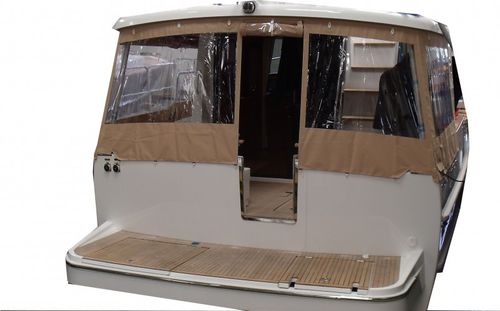 Fechamento de cockpit para barcos a motor - Swift Trawler 44 - TTOP Nautic - para Bénéteau