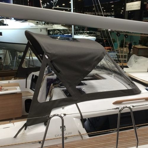 Capota tipo dodger para veleiro - Dufour 430 - TTOP Nautic - para cockpit / com estrutura de alumínio / com estrutura em aço inoxidável
