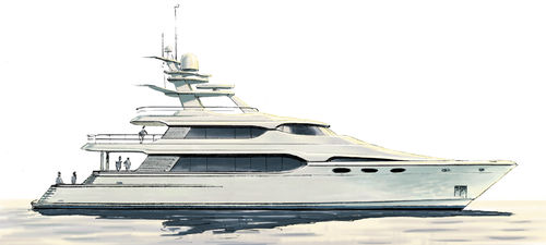 Superiate offshore - LOMOcean Design - com casa do leme / com casco de planeio / em compósito
