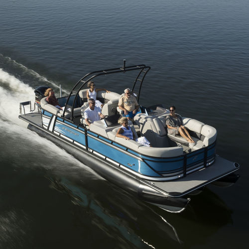 Pontoon boat com motor de popa - SLS 5 - Stardeck by starcraft - tri-tube / open / com console lateral