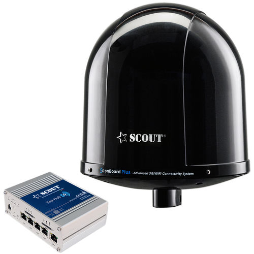Antena Internet - 5G onBoard Plus Black - Scout S.r.l. - Wi-Fi / 5G / 4G