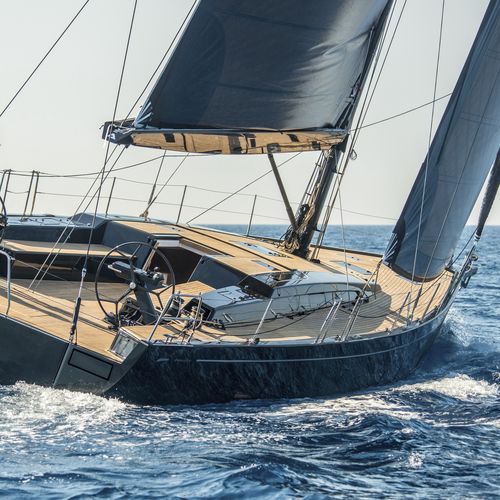 Retranca para iate à vela - Axxon Composites - em V / tipo Park Avenue / em carbono