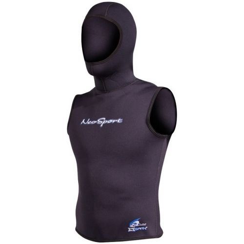 Camiseta de neoprene sem mangas - SX153MN-01 - Neo Sport - com capuz