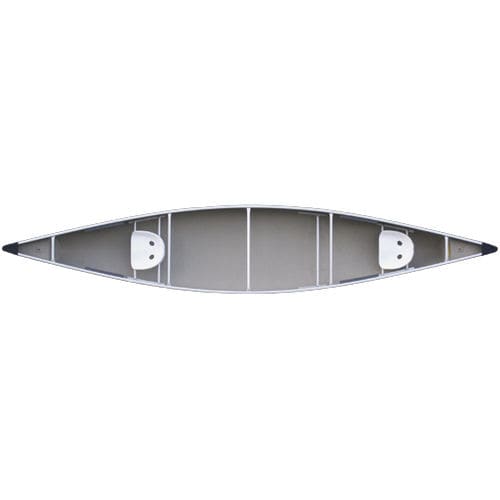 Canoa de competição - Yukon - Clipper Canoes - de 2 lugares / branca / de fibra de vidro