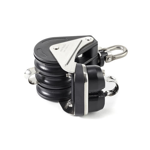 Moitão triplo - 93 series - BSI A/S - de retorno / com destorcedor / com gancho de suporte