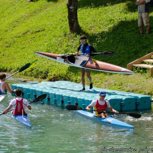 Píer flutuante - OTTO - de atracação / para canoa-caiaque / em material plástico