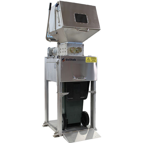 Triturador de resíduos para plástico - DT-190LCS - DELITEK - de borracha