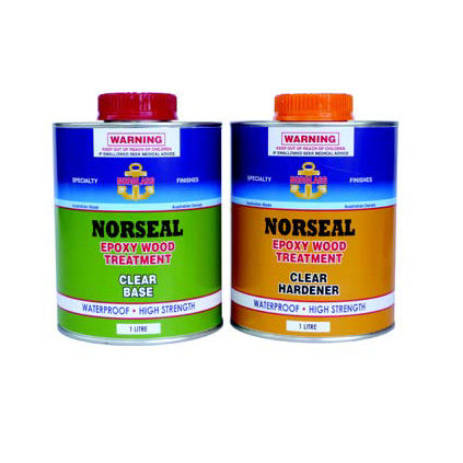 Resina epóxi - Norseal - Norglass - para aplicação em madeira