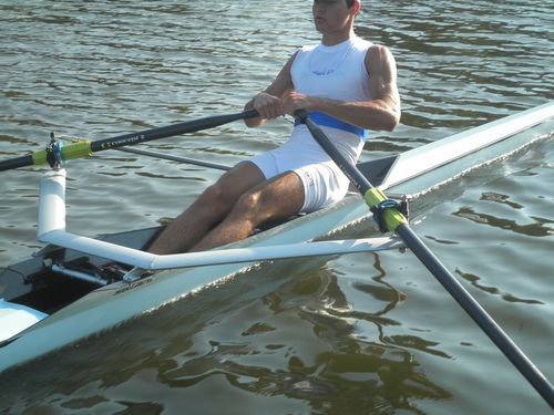 Barco de remo de regata - Wing Series - SALANI costruzioni nautiche S.n.c. - single skiff
