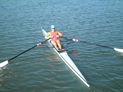 Barco de remo de regata - Carbon series - SALANI costruzioni nautiche S.n.c. - single skiff