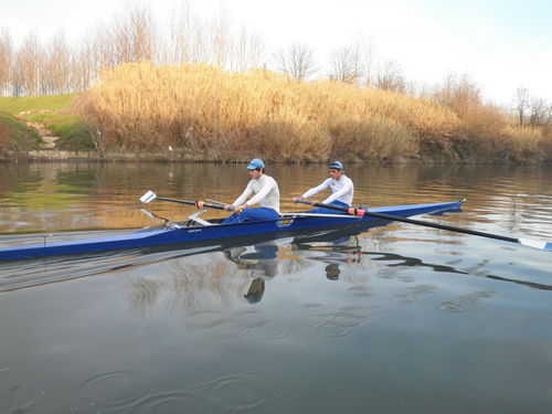 Barco de remo de regata - Wing Series - SALANI costruzioni nautiche S.n.c. - dois de palamenta simples / sem timoneiro