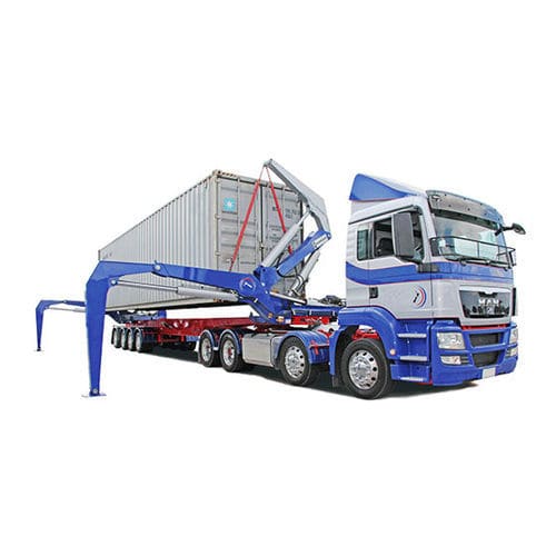 Carreta de movimentação - 155 series - Hammar - porta-contêineres / para terminal portuário / autocarregável