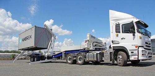 Carreta de movimentação - 130 series - Hammar - porta-contêineres / para terminal portuário / autocarregável