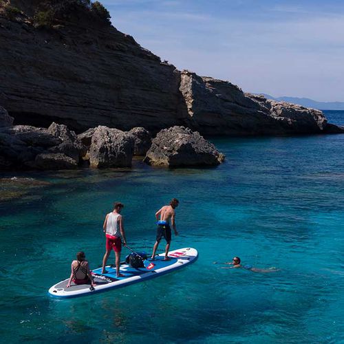 Prancha de SUP inflável - 17'0" XL RIDE  - Red Paddle - Allround / de 7 ou mais lugares / em compósito