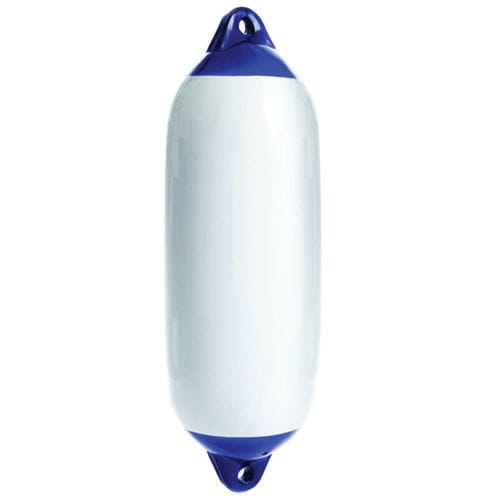 Defensa para barco - F00 series - Seago Yachting   - cilíndrica / azul / branca