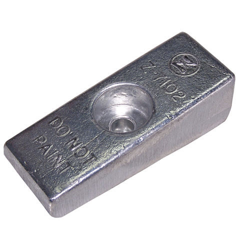 Ânodo de sacrifício para barco - Z-7102 Yamaha - Zineti SAU - Cathodic Protection - em zinco