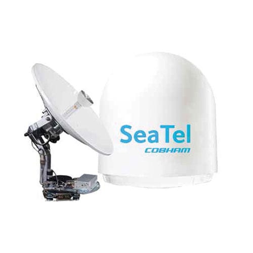 Antena de TV - Sea Tel 100 TVHD - Cobham - Banda Ku / Banda Ka / de banda dupla
